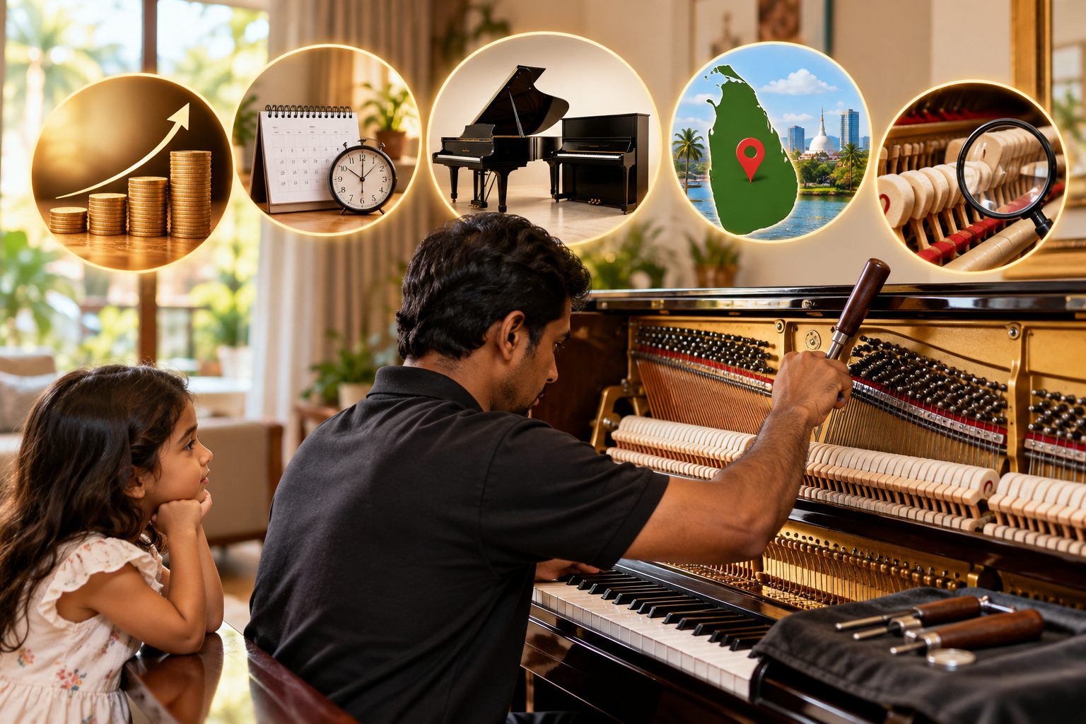 How Much Does Piano Tuning Cost in Sri Lanka? A Transparent Guide - LKR 5000